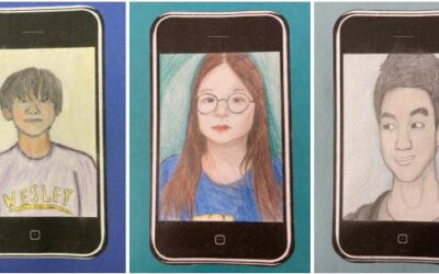 Glimpse Into A Classroom: Grade 7 Art – “Selfies”